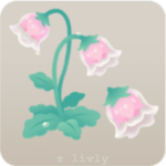 朝露に濡れる氷凛花の木