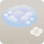 フワフワな花の雲の木